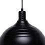 MOTINI Barn Pendant Light 1-Light Height-Adjustable Edison Hanging Light Fixture with Metal Dome Shade Farmhouse Style Ceiling Light Fixture in Black Finish for Kitchen Island, Dining Room, Foyer UL