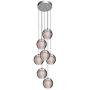 Crystal Chandelier Modern Pendant Light LED Raindrop Ceiling Lamp Crystal Ball Hanging Fixture Lighting 7-Light G4 Staircase Living Room Hotel Hallway Foyer Entry Way