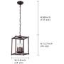 INFRONT Foyer Light Fixtures, Chandelier Dining Room, Dining Room Lighting Fixtures Hanging, Foyer Pendant Lighting, Modern Dining Room Light Fixture, Modern Chandeliers for Dining Rooms