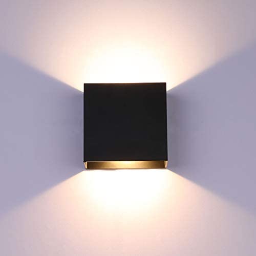 Lightess Indoor Wall Sconce Dimmable 10W, Modern LED Wall Lamp Black, Up Down Wall Mount Lights Mini Metal for Living Room Bedroom Hallway Decor, Warm White, O1185TP Lightess Indoor Wall Sconce Dimmable 10W, Modern LED Wall Lamp Black, Up Down Wall Mount Lights Mini Metal for Living Room Bedroom Hallway Decor, Warm White, O1185TP