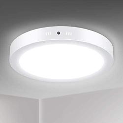 Unicozin 24W Led Ceiling Light 5000K Daylight White, 2000LM, 150W Equivalent, 11.8in Ceiling Lamp for Kitchen, Bedroom, Living Room, Hallway, Non Dimmable