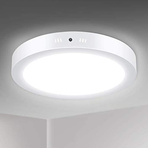 Unicozin 24W Led Ceiling Light 5000K Daylight White, 2000LM, 150W Equivalent, 11.8in Ceiling Lamp for Kitchen, Bedroom, Living Room, Hallway, Non Dimmable