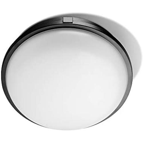 ARKTIVO IP65 Waterproof Bulkhead LED Ceiling Light Fixture, LED Flush Mount Ceiling Light Fixture for Indoor, Outdoor, Bathroom, Porch, Living Room, Hallway, Kitchen, Bedroom,20W, 4000K,(Non Dimmable)