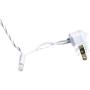 Amazon Basics 100 LED Commercial Grade Outdoor Christmas String Lights - White Rope, Warm White LED, 33-Foot, 2-Pack