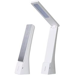 Rechargeable Table Lamp, Battery Operated LED Desk Lamp, Touch Sensitive Control,Mini/Cordless/Portable Lamp,3 Brightness and 3 Color Modes Dimming, for Home,Travel,Task (White)