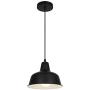 Black Industrial Pendant Lights Vintage Farmhouse Hanging Ceiling Light Fixtures for Kitchen Island Dinning Room Bedroom Living Room Foyer (One Pack)