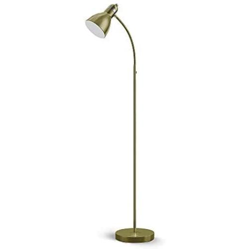 LEPOWER Metal Floor Lamp, Adjustable Goose Neck Standing Lamp with Heavy Metal Based, E26 Lamp Base, Torchiere Light for Living Room, Bedroom, Study Room and Office