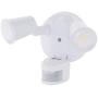 Amazon Basics 20W Waterproof LED Outdoor Motion Sensor Security Light with 2 Adjustable Heads - 5000K Daylight, 2000 Lumen, Up to 180 Detection Angle, ETL Certified