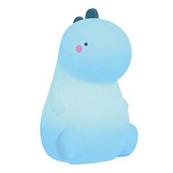 Baby Dinosaur Night Light, Cute Color Changing Nursery Night Light with Touch Sensor,USB Rechargeable LED Bedside Nursery Lamp for Kids Baby Toddler Girls’ Rooms Christmas Gifts