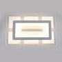 LITFAD Rectangular LED Flush Light Minimalist Acrylic Ultrathin Ceiling Lamp, Modern Pandent Light for Dinning Room Bedroom Living Room - 23.5'' Length, Warm Light