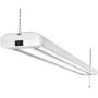 5000K LED Shop Light Linkable, 4FT Daylight 42W LED Ceiling Lights for Garages, Workshops, Basements, Hanging or FlushMount, with Plug and Pull Chain, 4200lm, ETL- 1 Pack