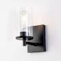 Passica Clear Glass Modern Wall Light Retro Vintage Sconce Wall Lamp Indoor Lvingroom