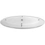 Dream Lighting 12volt DC LED Oval Panel Light with Switch for RV Trailer, Big Acrylic Ceiling Light Fixture for Interior Living Room, Kitchen, Cabin -3500K, with Memory, Blue & Warm White Lighting