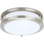 Awerou 36W Ceiling Light Fixture, Flush Mount Ceiling Light, 13in Light Fixtures Ceiling, Ceiling Lights for Bedroom, Kitchen, Bathroom, Living Room, Super Bright 3500Lm, Daylight White 5000K