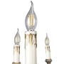 6-Light Chandelier Retro Wood Chandelier Apply to Farmhouse,Dining Room,Kitchen Island, Restaurant,Candle,Dining Room,Foyer,Chandeliers