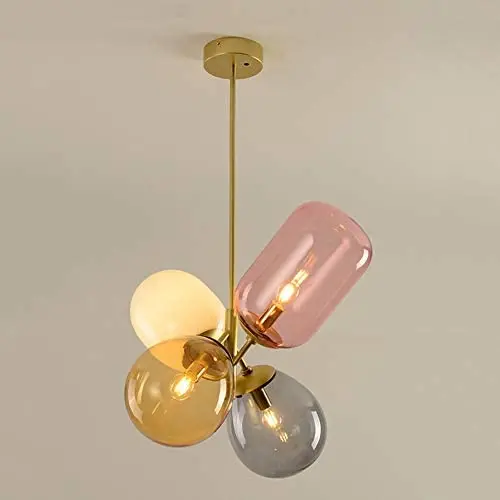 HSLJ1 Nordic Colorful Balloon Glass LED Pendant Lamp Four Head Modern Simple Chandelier Children Room Bedroom Dining Room Hanging Light Adjustable Cable Lighting Luminaire Decor HSLJ1 Nordic Colorful Balloon Glass LED Pendant Lamp Four Head Modern Simple Chandelier Children Room Bedroom Dining Room Hanging Light Adjustable Cable Lighting Luminaire Decor