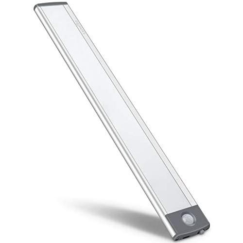 LED Motion Sensor Cabinet Light,Under Counter Closet Lighting, Wireless USB Rechargeable Kitchen Night Lights,54-LED Battery Powered Operated Light,Uniform Light for Wardrobe,Closets,Cabinet,Cupboard