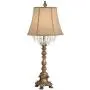 Duval Cottage Table Lamp Crystal Gold Candlestick Beige Bell Shade for Living Room Family Bedroom Bedside Nightstand - Barnes and Ivy Duval Cottage Table Lamp Crystal Gold Candlestick Beige Bell Shade for Living Room Family Bedroom Bedside Nightstand - Barnes and Ivy