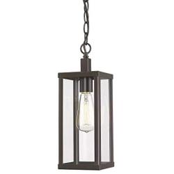 Odeums Outdoor Pendant Lights, Outdoor 1-Light Hanging Lantern, Exterior Hanging Lights, Pendant Ceiling Light