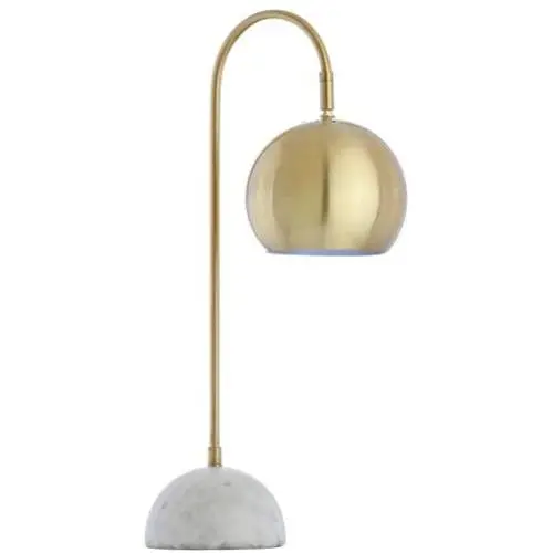 JONATHAN Y JYL6000A Stephen 23.5'' Metal/Marble LED Lamp Contemporary,Modern,Transitional for Bedroom, Living Room, Office, College Dorm, Coffee Table, Bookcase, Brass Gold/White JONATHAN Y JYL6000A Stephen 23.5'' Metal/Marble LED Lamp Contemporary,Modern,Transitional for Bedroom, Living Room, Office, College Dorm, Coffee Table, Bookcase, Brass Gold/White