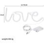 Love Neon Sign, LED Neon Light Sign for Wall Decor, Love Neon Sign Warm White Children Kids Gifts Neon Lights for Bedroom Sign Girls Room Decoration Accessory,Warm White Christmas Decor Light