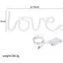 Love Neon Sign, LED Neon Light Sign for Wall Decor, Love Neon Sign Warm White Children Kids Gifts Neon Lights for Bedroom Sign Girls Room Decoration Accessory,Warm White Christmas Decor Light