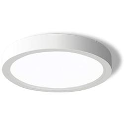 LED Flush Mount Ceiling Light,12W Ceiling Light Fixture Led Lights for Bedroom,Garage Light,Kitchen Light Fixtures,Hallway,Laundry,Stairway,Bright Daylight White 6500K 6.6inch