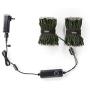 Twinkly - TWS400GOP Gold Edition 400 Amber and White LED String Lights - App-Controlled LED Christmas Lights with Green Cable (105ft) - IoT Enabled - Indoor/Outdoor Party Decorations