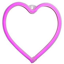 Heart Neon Signs for Wall Decor,USB or Battery Decor Light,Neon Light for Bedroom,LED Neon Decorative Lights for Christmas,Party,Girls Living Room(Pink)