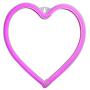 Heart Neon Signs for Wall Decor,USB or Battery Decor Light,Neon Light for Bedroom,LED Neon Decorative Lights for Christmas,Party,Girls Living Room(Pink)