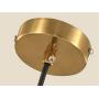 Lywins E26 Modern Gold Acrylic Nordic Pendant Light Fixture Ceiling Hanging Lights Spotlight for Kitchen Island Dining Room Lighting