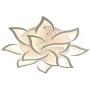 Modern LED Ceiling Light Dimmable Light Fixture Lotus Flower Petal Ceiling Lamp with Remote Control Flush Mount Chandelier for Bedroom Dining Room Kitchen (Number of Lights: 4+8)