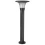 Solar LED Post Light Fixtures-Two Adjustable Height - Adjustable Color Temperature Warm/White - Aluminum Outdoor Solar Pole Lamp Dusk to Dawn, SF-004