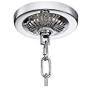 Valeria Chrome Tiered Chandelier 18'' Wide Modern Crystal 10-Light Fixture for Dining Room House Foyer Kitchen Island Entryway Bedroom Living Room - Vienna Full Spectrum