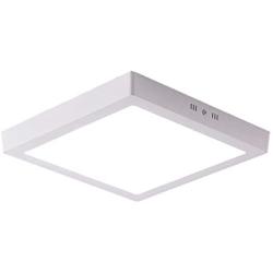 Jaycomey 24W Square Super Bright LED Flush Mounted Ceiling Light Fixtures,Surface Mounted Ceiling Light for Bathroom,Kitchen,Balcony,Garage,Dining Room,Non-Dimmable,Cool White,11.8 Inches