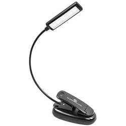 GLORIOUS-LITE 9 LED Book Light, Reading Lights, Flexible Clip Light with 3 Colors x 3 Brightness, Portable Music Stand Light, Eye Caring, Lightweight, Battery Operated (Not Rechargeable) for Bookworms