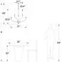 Maxax Farmhouse Lighting 9 Lights French Country Chandelier in Black Finish for Kitchen Island Pendant for Dining Room, Bedroom