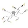 RUXUE Industrial Semi Flush Mount Ceiling Light Modern Sputnik Pendant Light for Kitchen Living Room Bedroom Dining Room RUXUE Industrial Semi Flush Mount Ceiling Light Modern Sputnik Pendant Light for Kitchen Living Room Bedroom Dining Room