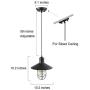 KSANA Industrial Pendant Lighting for Kitchen Island, Mini Cage Hanging Light Fixture for Dining & Living Room, Foyer Bedroom and Entryway