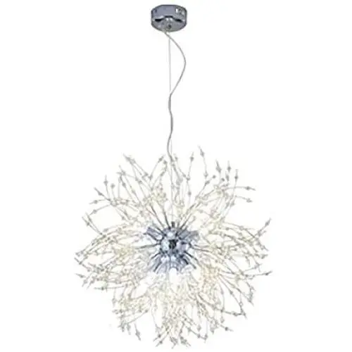 Sputnik Chandeliers 8-Lights,Firework Chandelier Modern Crystal Pendant Lighting for Dining Rooms G9 Ceiling Light Fixtures Creativehanging Light