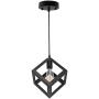 EEEKit Industrial Pendant Light Fixture, Black Cage Pendant Lights, E26 Base Farmhouse Fixture for Kitchen Island Dining Room Table Foyer Entryway Hallway