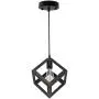 EEEKit Industrial Pendant Light Fixture, Black Cage Pendant Lights, E26 Base Farmhouse Fixture for Kitchen Island Dining Room Table Foyer Entryway Hallway
