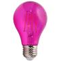 SYLVANIA LED Purple Glass Filament A19 Light Bulb, Dimmable, Efficient 4.5W, E26 Medium Base, 1 pack