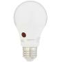 Amazon Basics 60 Watt Equivalent, Dusk to Dawn Sensor, Non-Dimmable - A19 LED Light Bulb, Daylight, 2-Pack
