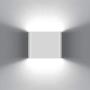 KAWELL Modern Wall Lamp Outdoor Indoor Wall Sconce, 6W Waterproof Up Down Led Wall Lights Wall Mount Lighting Fixture for Porch Corridor Bedroom Bathroom Hallway, White 6000K