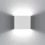 KAWELL Modern Wall Lamp Outdoor Indoor Wall Sconce, 6W Waterproof Up Down Led Wall Lights Wall Mount Lighting Fixture for Porch Corridor Bedroom Bathroom Hallway, White 6000K KAWELL Modern Wall Lamp Outdoor Indoor Wall Sconce, 6W Waterproof Up Down Led Wall Lights Wall Mount Lighting Fixture for Porch Corridor Bedroom Bathroom Hallway, White 6000K