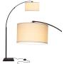 Brightech Logan - Contemporary Arc Floor Lamp w. Marble Base - Over The Couch Hanging Light On Arching Pole - Modern Living Room Lighting Matches Decor & Gets Compliments - Black Brightech Logan - Contemporary Arc Floor Lamp w. Marble Base - Over The Couch Hanging Light On Arching Pole - Modern Living Room Lighting Matches Decor & Gets Compliments - Black