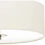 Brushed Nickel Pendant Chandelier 24'' Wide Modern White Canvas 4-Light Fixture for Dining Room House Foyer Kitchen Island Entryway Bedroom Living Room - Possini Euro Design