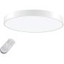 28W Dimmable LED Ceiling Light, 3000K-6000K Remote Control, 1680LM Surface Mount Ceiling Light Fixture, 15.8IN / 40CM Round Panel Led Light, Indoor Lamp for Living Room, Bedroom, Hallway, by Dorforeen