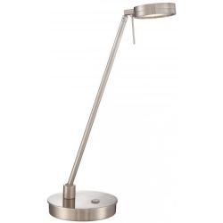 George Kovacs P4306-084, Georges Reading Room, 1 Light LED Table Lamp, Brushed Nickel